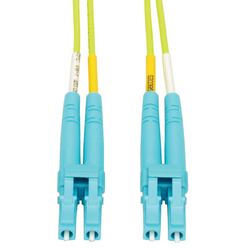 Eaton Tripp Lite Series 100G Duplex Multimode 50/125 OM5 LSZH Fiber Optic Kabel (LC/LC), Lime Green, 2 m
