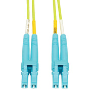 Eaton Tripp Lite Series 100G Duplex Multimode 50/125 OM5 LSZH Fiber Optic Kabel (LC/LC), Lime Green, 5 m