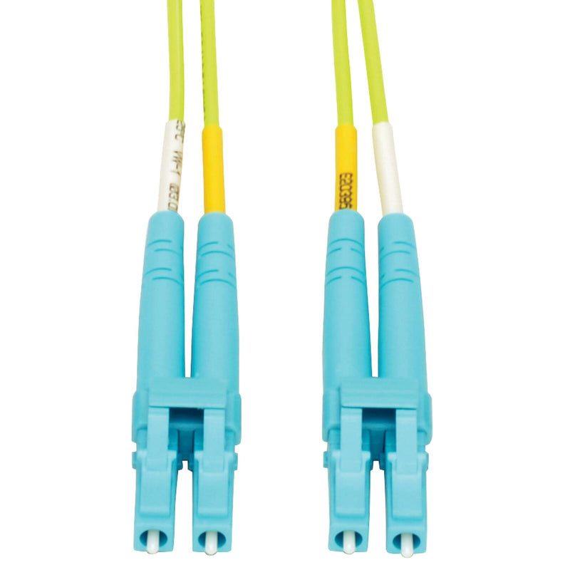 Eaton Tripp Lite Series 100G Duplex Multimode 50/125 OM5 LSZH Fiber Optic Kabel (LC/LC), Lime Green, 10 m