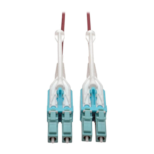 Eaton Tripp Lite Series 10G Duplex Multimode 50/125 OM4 LSZH Fiber Optic Kabel (LC/LC), Push/Pull Tabs, Magenta, 2 m