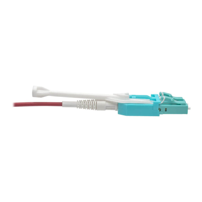 Eaton Tripp Lite Series 10G Duplex Multimode 50/125 OM4 LSZH Fiber Optic Kabel (LC/LC), Push/Pull Tabs, Magenta, 4 m