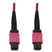 Eaton Tripp Lite Series 100G Multimode 50/125 OM4 Fiber Optic Kabel (12F MTP/MPO-PC F/F), LSZH, Magenta, 10 m (32.8 ft.)