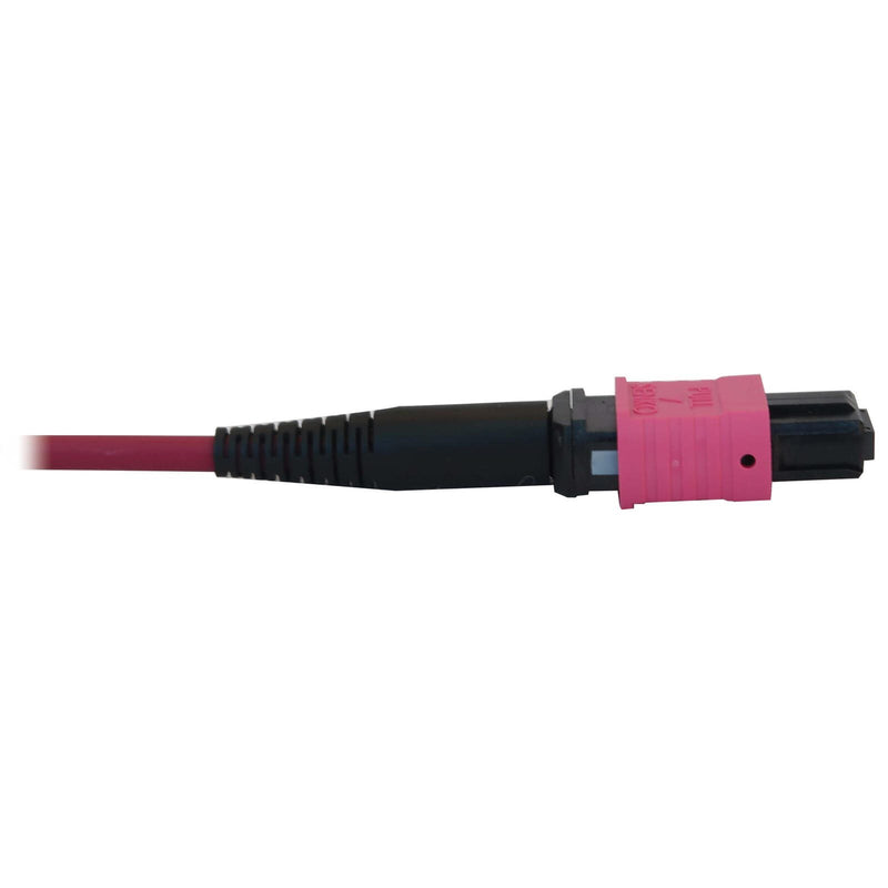 Eaton Tripp Lite Series 100G Multimode 50/125 OM4 Fiber Optic Kabel (12F MTP/MPO-PC F/F), LSZH, Magenta, 25 m (82 ft.)