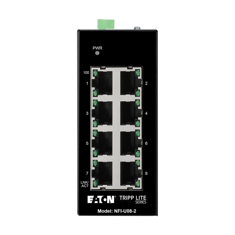 Eaton Tripp Lite Series 8-Port Unmanaged Industrial Ethernet Switch