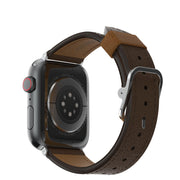 OtterBox Symmetry Cactus Leather Watch Band for Apple Watch 45/44/42mm Rich Adobe - brown