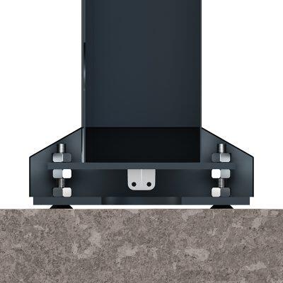 Hagor ScreenOut® OH 85 Portrait Outdoorstele für Samsung OH 85 Serie