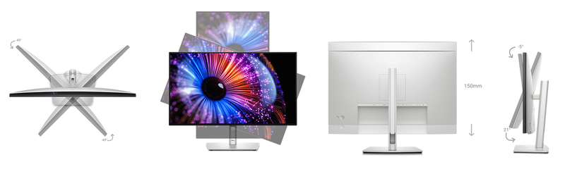 27" Dell UltraSharp U2724DE - 2560x1440 (QHD) - 120Hz - IPS - 90W USB-C
