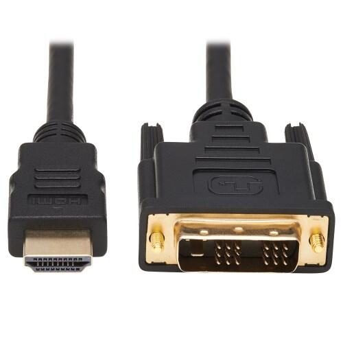 Eaton Tripp Lite Series Safe-IT HDMI zu DVI-D Single-Link Antibacterial Adapterkabel (Stecker/Stecker), 1080p 60 Hz, Sch