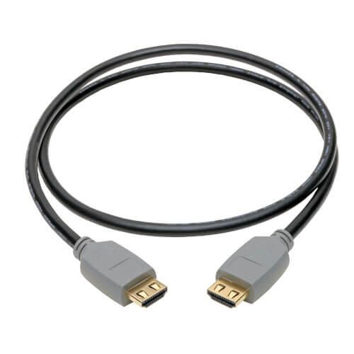 Eaton Tripp Lite Series 4K HDMI Kabel (Stecker/Stecker) - 4K 60 Hz, HDR, 4:4:4, Greifverbinder, Schwarz, 1 m
