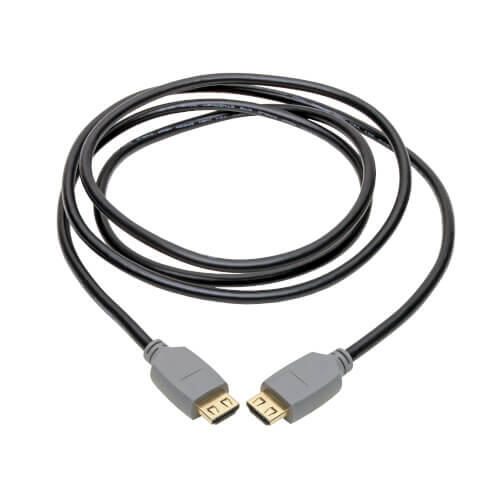 Eaton Tripp Lite Series 4K HDMI Kabel (Stecker/Stecker) - 4K 60 Hz, HDR, 4:4:4, Greifverbinder, Schwarz, 2 m