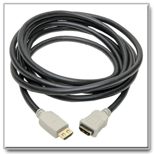 Eaton Tripp Lite Series High-Speed HDMI Verlängerung Kabel (M/F) - 4K 60 Hz, HDR, 4:4:4, Greifverbinder, 6 ft. (1.83 m)
