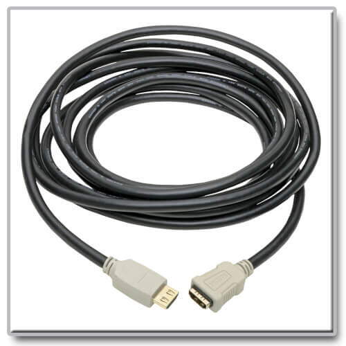 Eaton Tripp Lite Series High-Speed HDMI Verlängerung Kabel (M/F) - 4K 60 Hz, HDR, 4:4:4, Greifverbinder, 20 ft. (6.10 m)