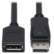 Eaton Tripp Lite Series DisplayPort Verlängerung Kabel mit Latch, 4K @ 60 Hz, HDCP 2.2 (M/F),10 ft. (3.05 m)