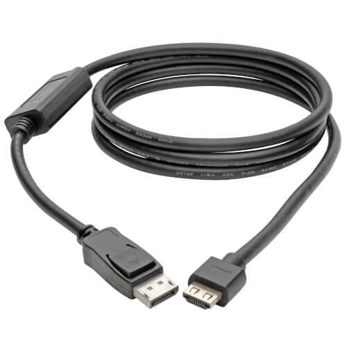 Eaton Tripp Lite Series DisplayPort 1.4 zu HDMI Active Adapterkabel (Stecker/Stecker), 4K 60 Hz, 4:4:4, HDR, HDCP 2.2, 6