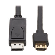 Eaton Tripp Lite Series DisplayPort 1.2 zu HDMI Active Adapterkabel (Stecker/Stecker), 4K 60 Hz, HDR, Secure-Grip Plugs,