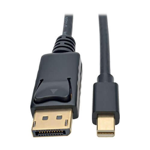 Eaton Tripp Lite Series Mini DisplayPort zu DisplayPort Adapterkabel (Stecker/Stecker), 4K 60 Hz, Schwarz, 6 ft. (1.8 m)
