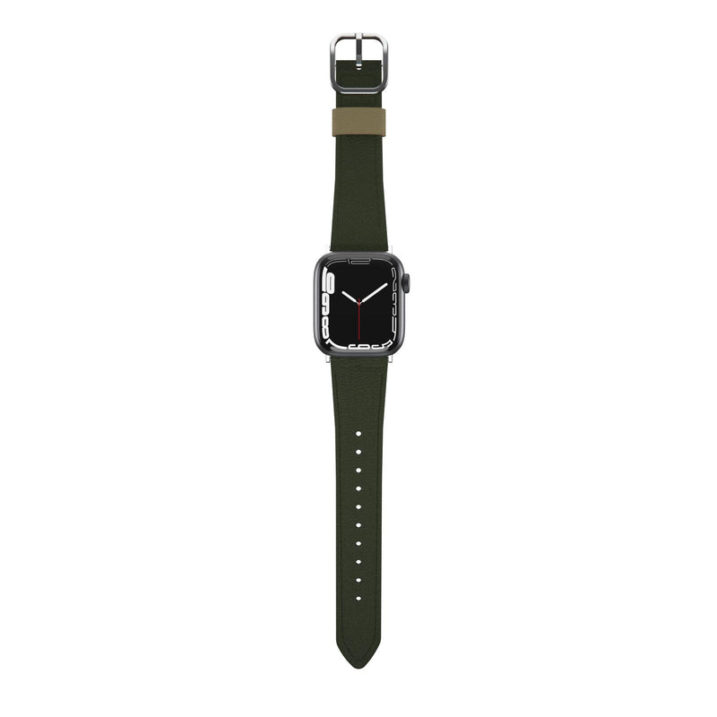 OtterBox Symmetry Cactus Leather Watch Band for Apple Watch 41/40/38mm Cactus Groove - green