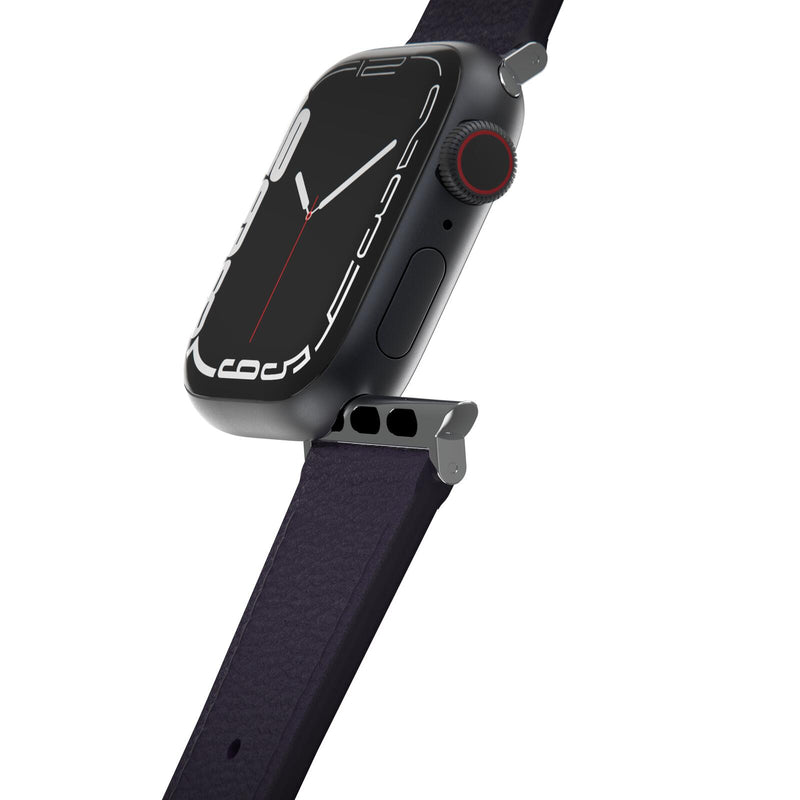 OtterBox Symmetry Cactus Leather Watch Band for Apple Watch 41/40/38mm Plum Luxe - purple