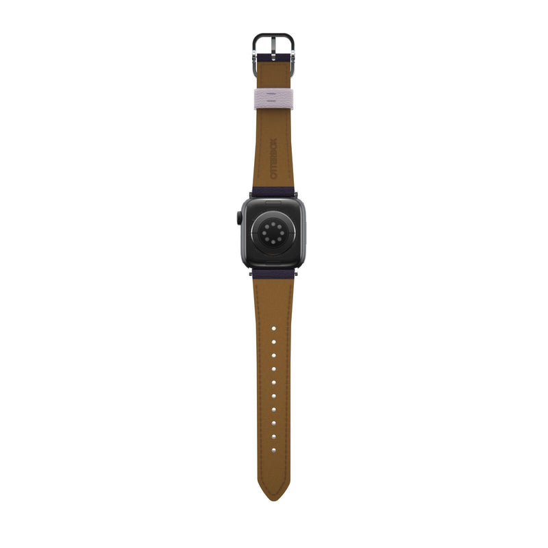 OtterBox Symmetry Cactus Leather Watch Band for Apple Watch 41/40/38mm Plum Luxe - purple