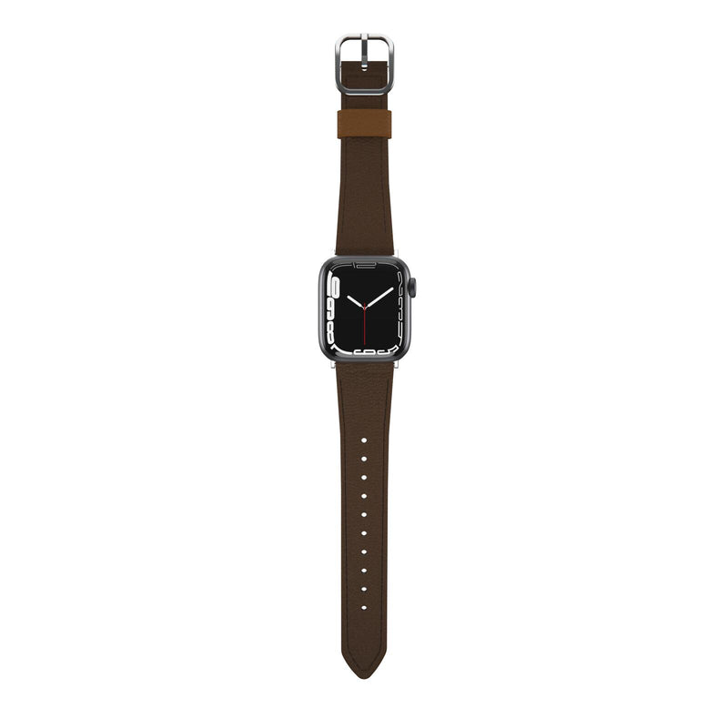 OtterBox Symmetry Cactus Leather Watch Band for Apple Watch 41/40/38mm Rich Adobe - brown