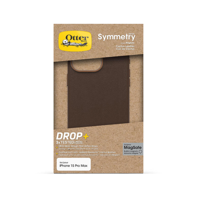 OtterBox Symmetry Cactus Leather Apple 15 iPhone Pro Max Rich Adobe - brown