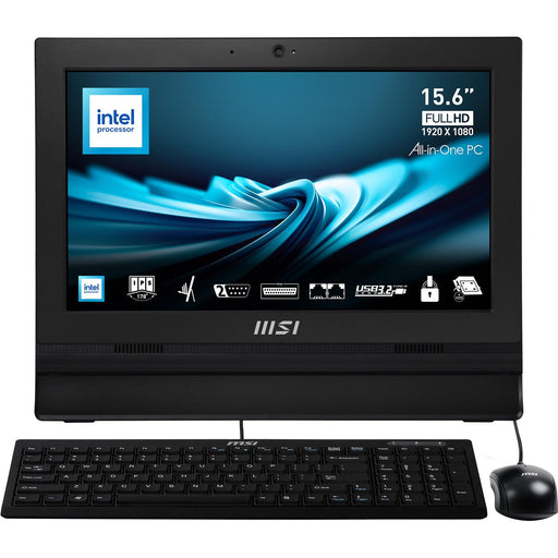 MSI PRO AP162T ADL-018XDE All-in-One-PC 40 cm (15,6') Schwarz