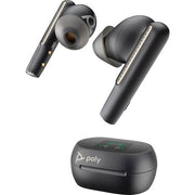 Poly Voyager Free 60+ UC Carbon schwarz Earbuds +BT700 USB-C Adapter +Touchscreen-Ladeetui