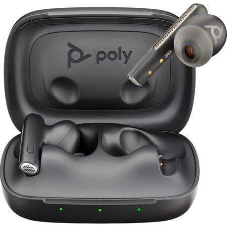 Poly Voyager Free 60 Carbon schwarz Earbuds + Basic Ladeetui