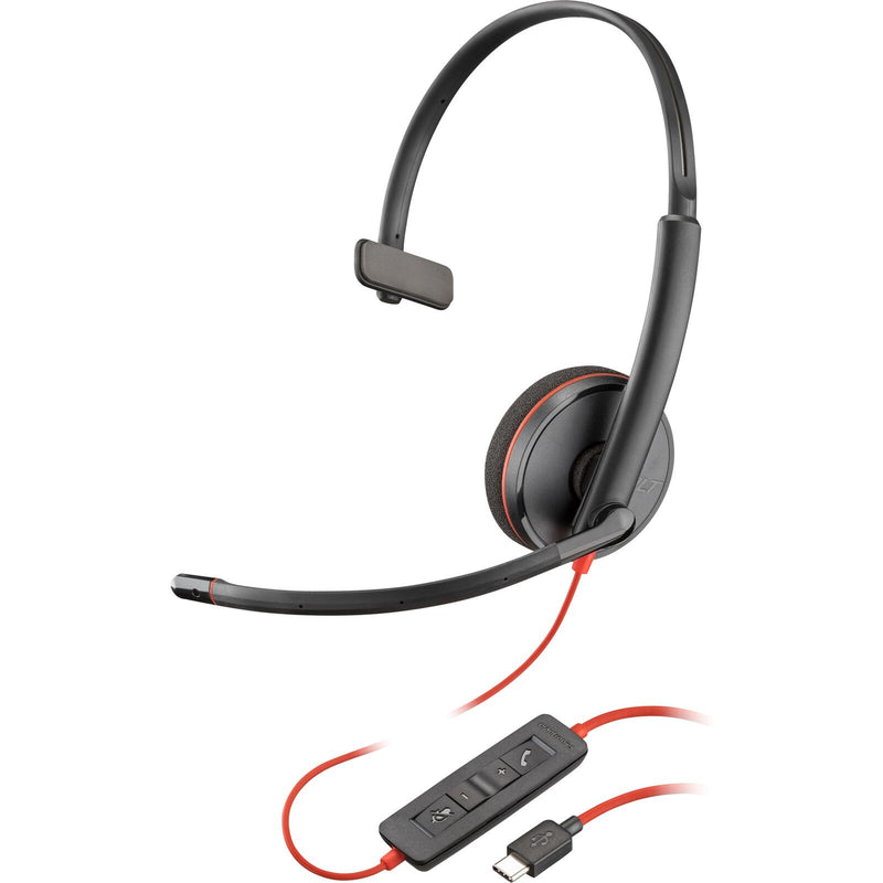 Poly Blackwire 3210 Stereo Headset On-Ear