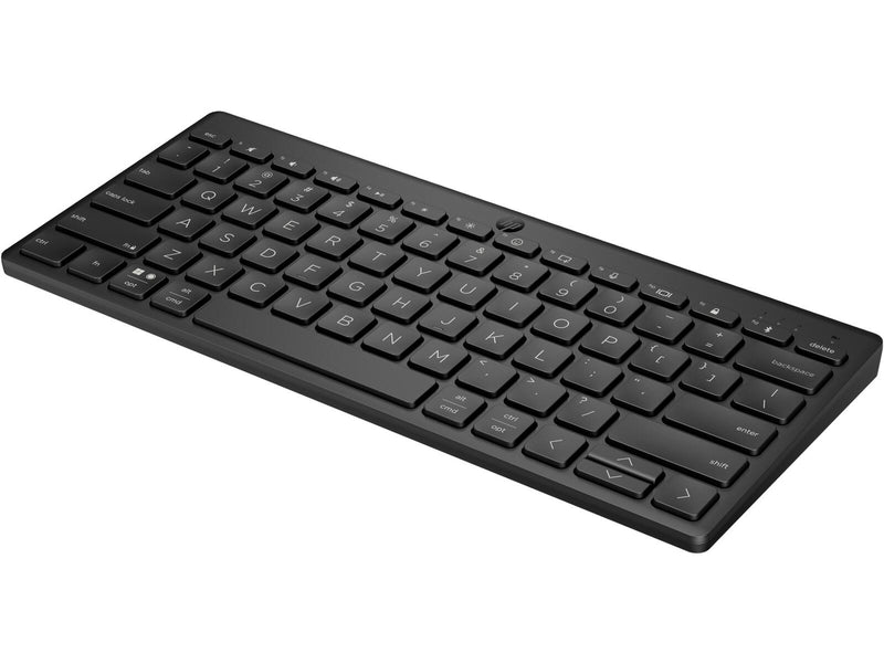 HP 355 Kompakte Bluetooth-Tastatur für mehrere Geräte, Schwarz