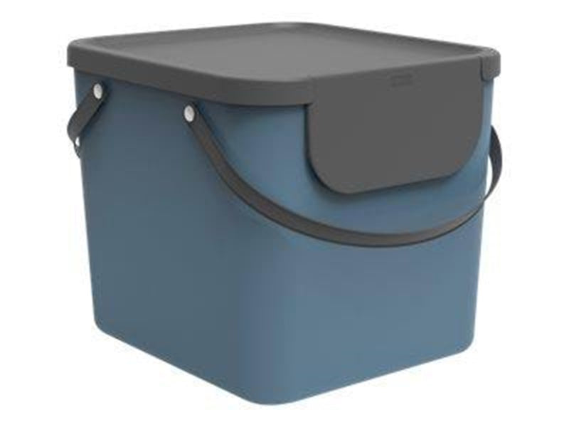 rotho Albula - recycling bin - 40 L - plastic - horizon blue