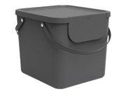 rotho Albula - rubbish bin - 40 L - plastic - antracite