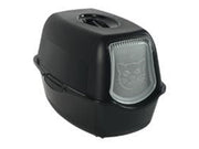 rotho Bailey Hooded litter box Black