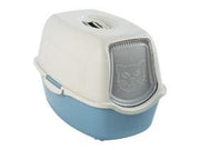 rotho Bailey Hooded litter box Blue, White