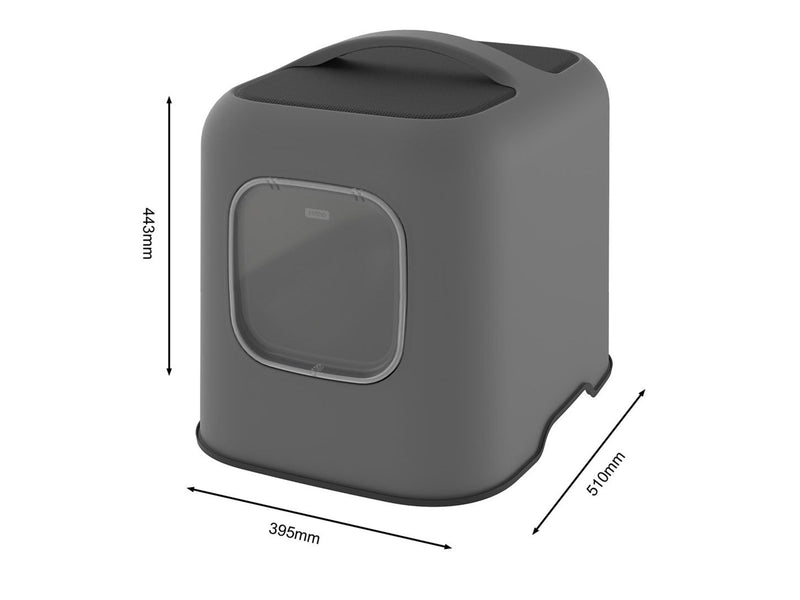 rotho Biala Anthracite - cat litter box