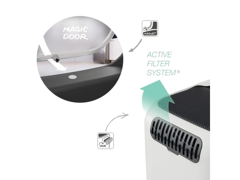 rotho Biala Anthracite - cat litter box