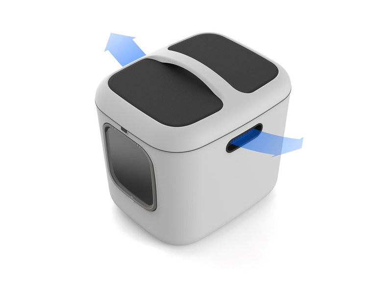 rotho Biala XL white - cat litter box