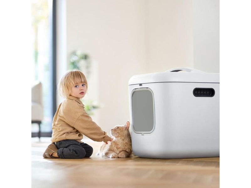 rotho Biala XL white - cat litter box
