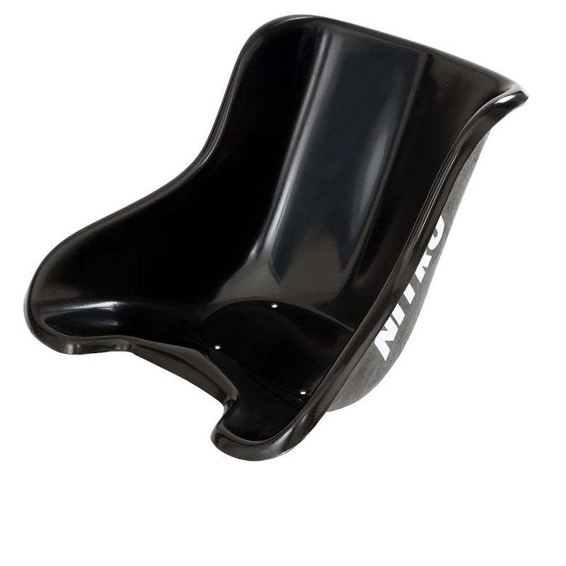 OPLITE NitroKart – FiberGlass Schalensitz schwarz (Größe M/L)