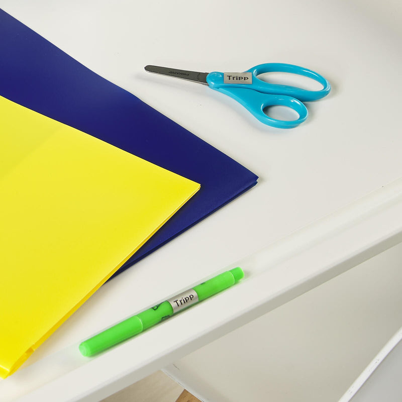 DYMO® Original Schriftbänder für LetraTag, schwarz auf je 1 x Papier weiss, Plastik gelb, Plastik silbermetallic