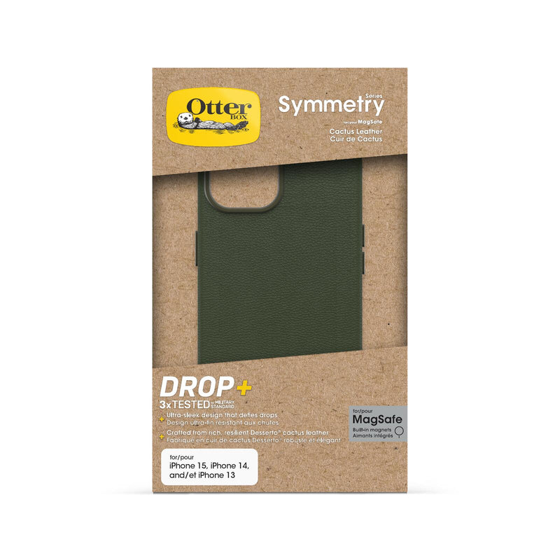 OtterBox Symmetry Cactus Leather Apple iPhone 15 Cactus Groove - green
