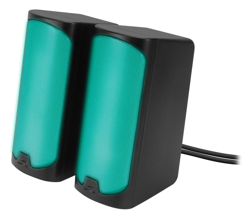 Speedlink TONOS RGB Gaming Stereo Lautsprecher, schwarz