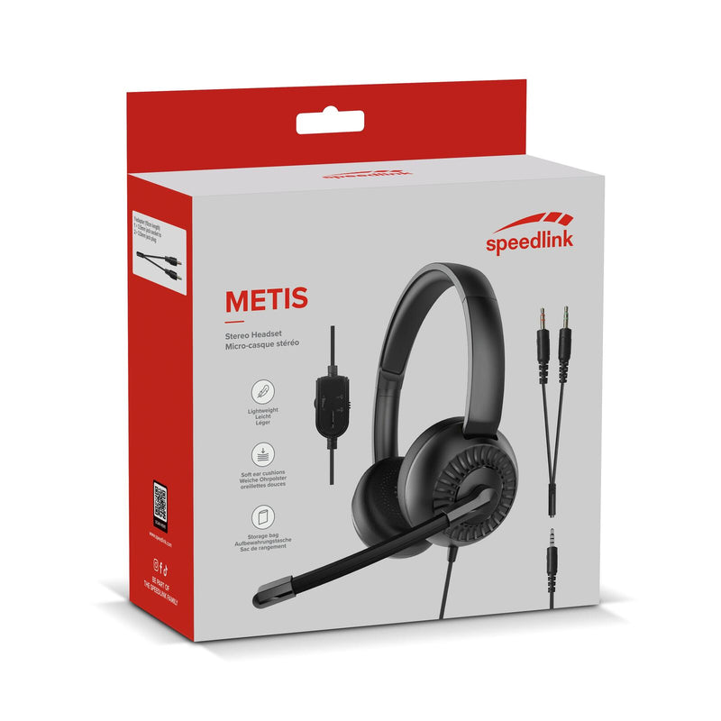 Speedlink METIS Stereo Headset, schwarz