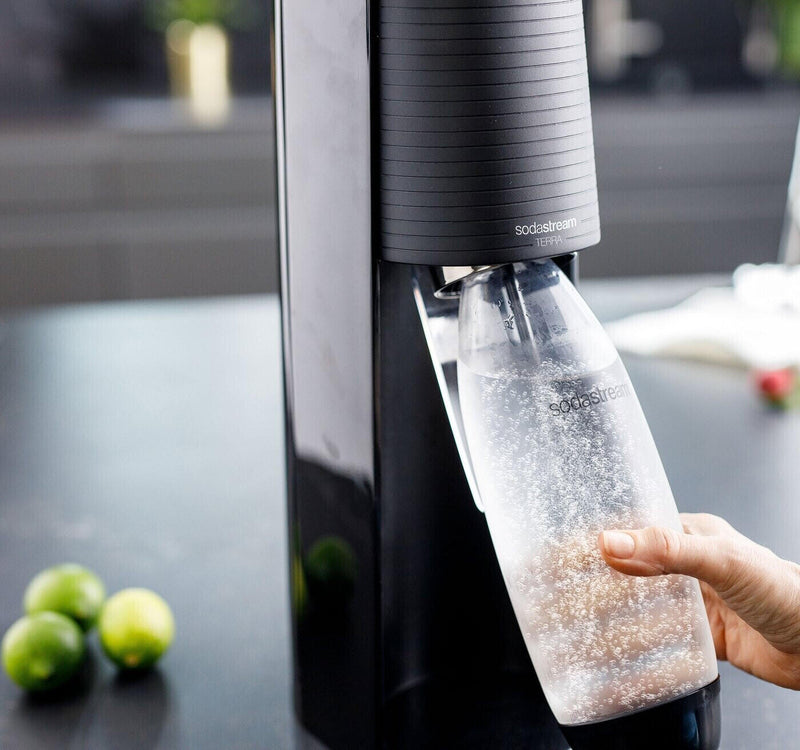 Sodastream Vorteilspack Terra Wassersprudler schwarz