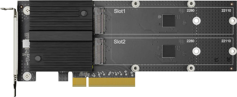 Synology Adapterkarte M2D20 M.2 NVMe SSD PCIe 3.0 x8 (M2D20)