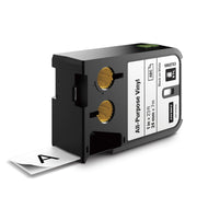 DYMO® Original XTL Schriftband, - schwarz auf weiss -, für XTL 300/500, farbiges Vinyl, endlos