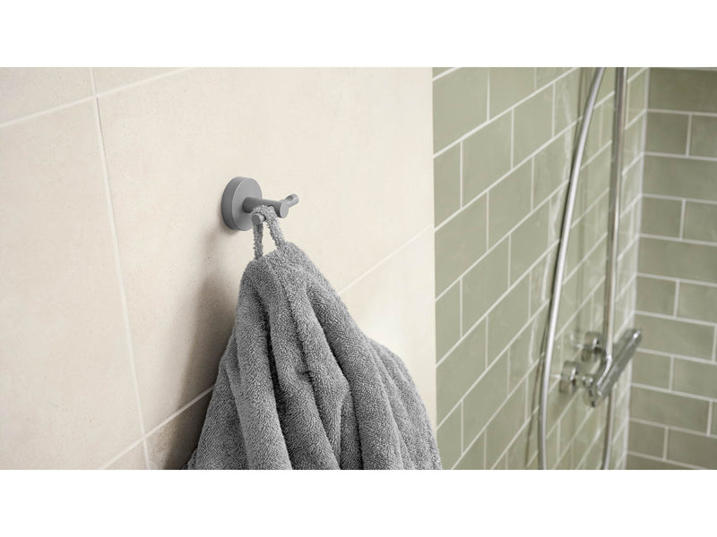 tesa Moon Grey bathrobe hook self-adhesive