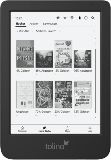 tolino shine 5th Gen. - eBook-Reader B/W