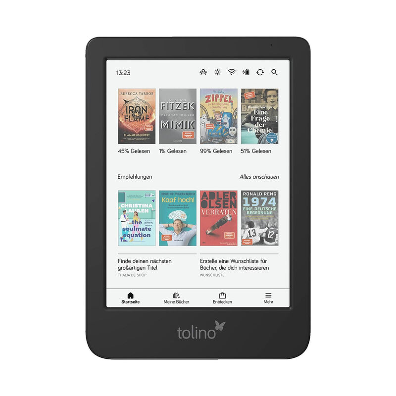 tolino shine color - Schwarz, eBook-Reader