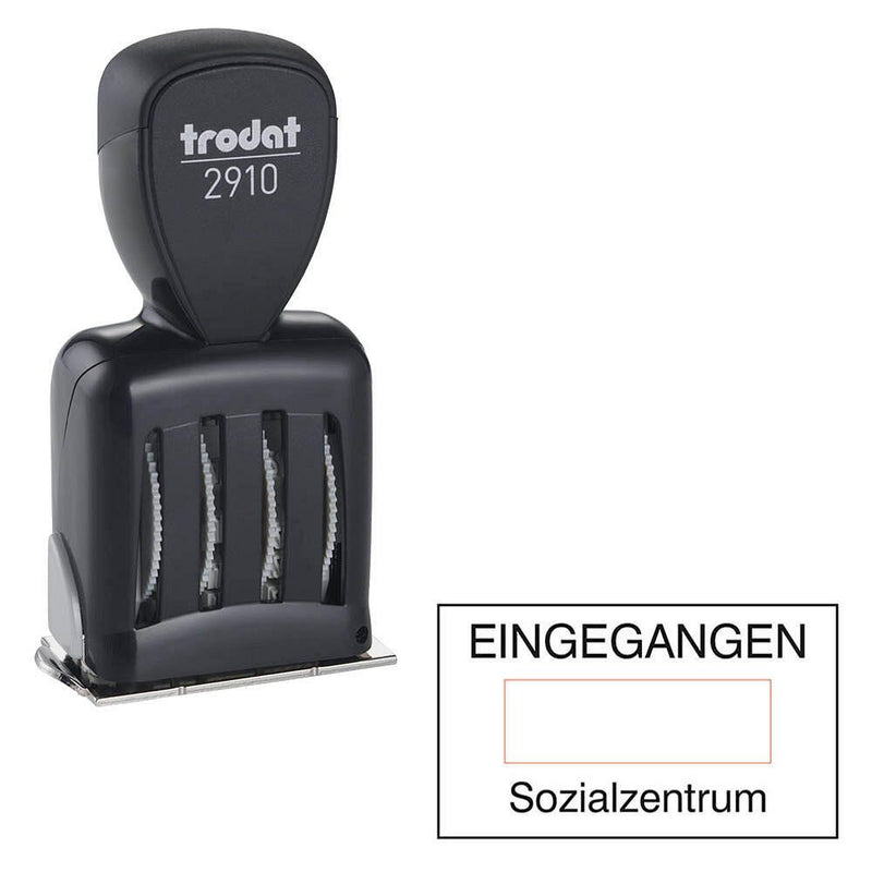 trodat Datumstempel mit Text, individualisierbar Classic 2910 P01 ohne Logo